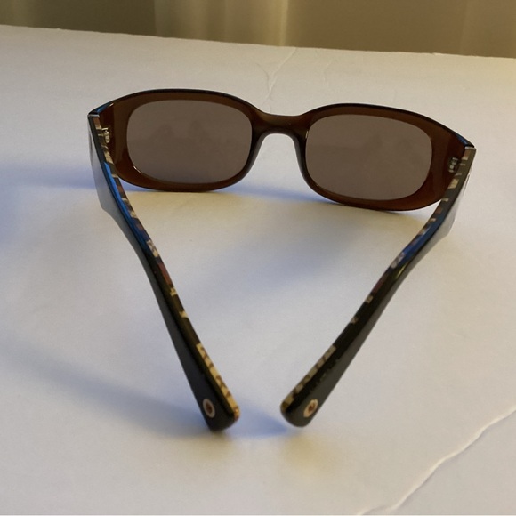 Coach Tortoise Shell Sunglasses with Patterned Case - Picture 4 of 5